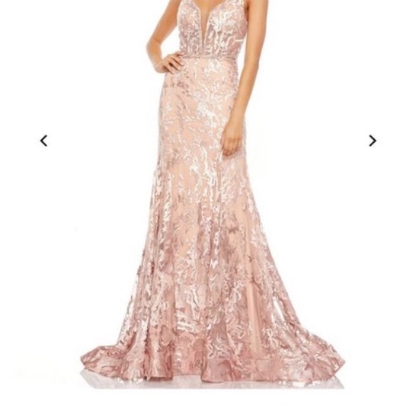 Mac Duggal beautiful gown sz 14 - Picture 4 of 12